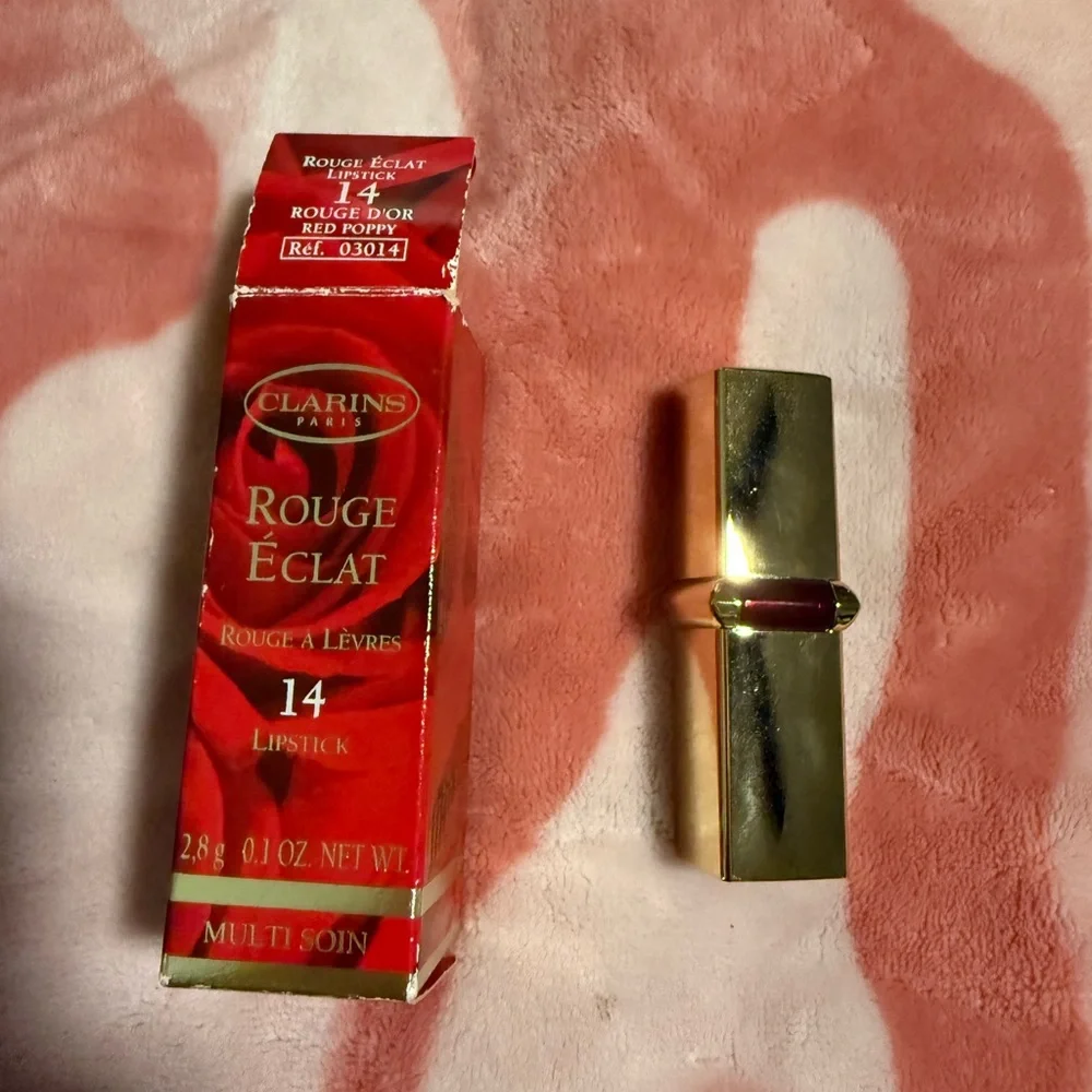 Clarins Rouge Éclat Lipstick in Red Poppy #14